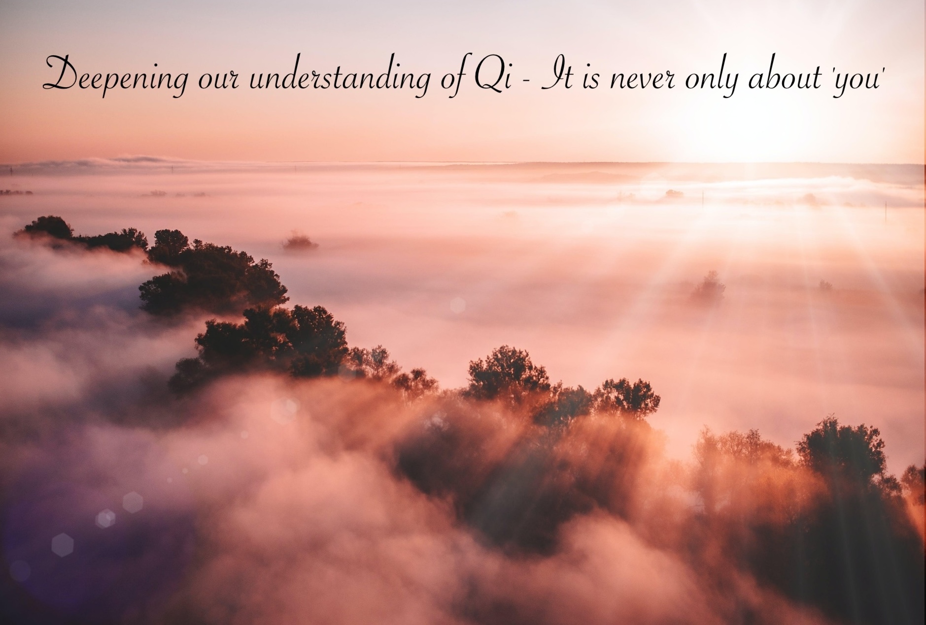 #2 - Deepening our understanding of Qi - It is never only about 'you'
